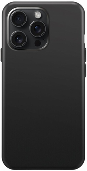 Etui plecki Xqisit Silicone Case MagSafe do Apple iPhone 15 Pro Black (4029948227412)