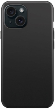 Панель Xqisit Silicone Case для Apple iPhone 15 Plus Black (4029948227467)