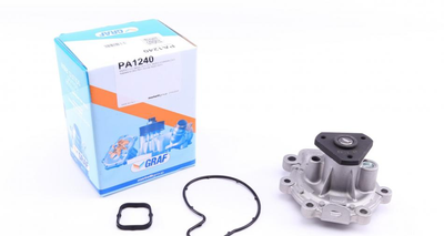 Водяной насос GRAF PA1240 Mazda 2, CX-5, 3, 6, CX-3 PYFA15010C, PE0115010C, PE0115010B