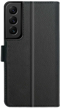 Etui z klapką Xqisit Slim Wallet Selection do Samsung Galaxy S21 FE Black (4029948220437)