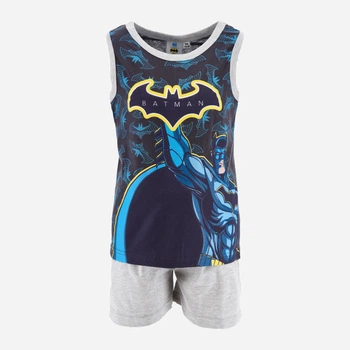 Детский летний комплект (майка + шорты) для мальчика Disney Batman EX1070 98-104 см Темно-серый (3609086969118)