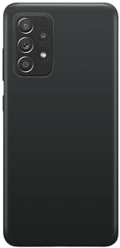 Etui plecki Xqisit Silicone Case do Samsung Galaxy A52/A52s 5G Black (4029948218458)