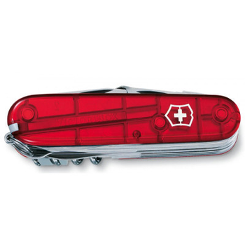 Ніж Victorinox Swisschamp Transparent Red (1.6795.T)