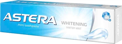 Зубная паста отбеливающая Astera Whitening Winter Mint Зимняя мята 110 г (3800013511282)