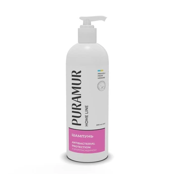 Шампунь для кошек и собак Puramur Home line Antibacterial Protection с хлоргексидином 200 мл
