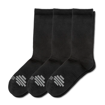 Шкарпетки тактичні 5.11 Tactical Duty Ready Plus Crew Socks (3 пари) Black M (10044-019)