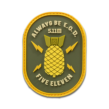 Нашивка 5.11 Tactical Always Be EOD Patch Yellow (92003-372)