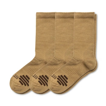 Шкарпетки тактичні 5.11 Tactical Duty Ready Plus Crew Socks (3 пари) US Dark Coyote S (10044-389)