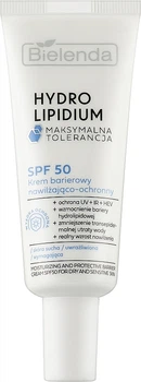 Зволожувальний і захисний бар'єрний крем - Bielenda Hydro Lipidium SPF50 30ml (1228500-134561)