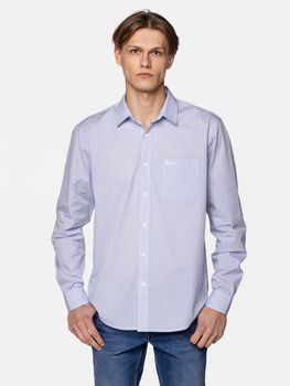 Koszula męska bawełniana Lee Cooper VITO-1017 2XL Błękitna (5904347391010)
