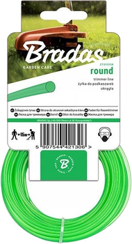 Леска для триммера Bradas Trimmer круглая 1.6мм х 15м 2 шт (ZTO1615K)