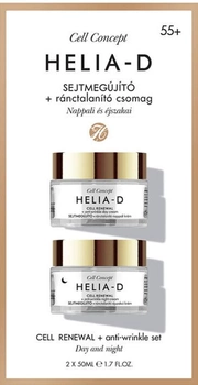 Zestaw do pielęgnacji twarzy Helia-D Cell Concept Renewal + Anti-Wrinkle 25+ krem na dzień + krem na noc 2x50 ml (5999561857329)
