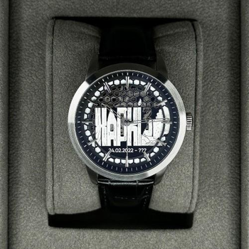 Мужские часы Awarder Незламний Харків Silver-Black Automatic