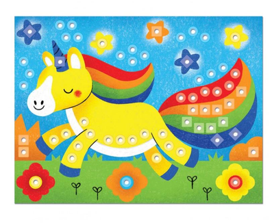 Мозаїка Quercetti FantaColor Cards Animals 180 деталей (8007905008621)