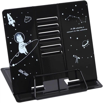 Подставка для книг металл, черная 21*23см, "Кошка во вселенной" LTS-8164--76259B