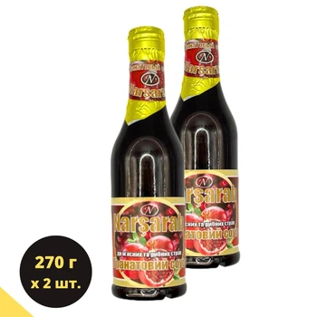 Гранатовий соус Наршараб азербайджанський 270 г х 2 шт (комплект) Narsharab (GSN-270х2)