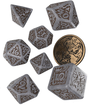 Набір кубиків Q-Workshop The Witcher Shapeshifte + монета (5907699496945)