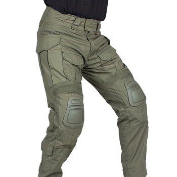 Боевые штаны IDOGEAR G3 Combat Pants Olive с наколенниками, M