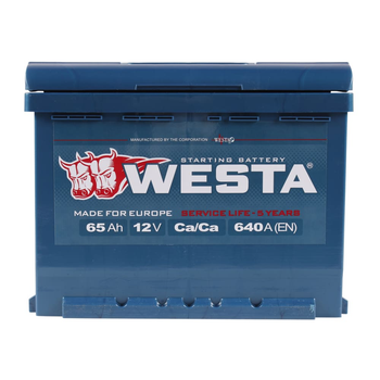Автомобильный аккумулятор WESTA Premium 6CT 65Ah L+