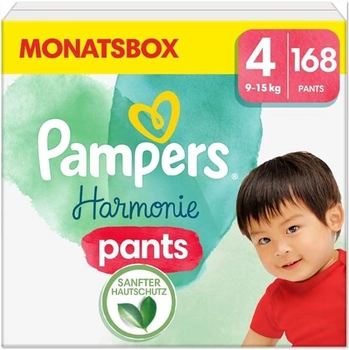 Підгузки-трусики Pampers MB Harmonie Pants Розмір 4 (9-15 кг) 168 шт (8006540867952)