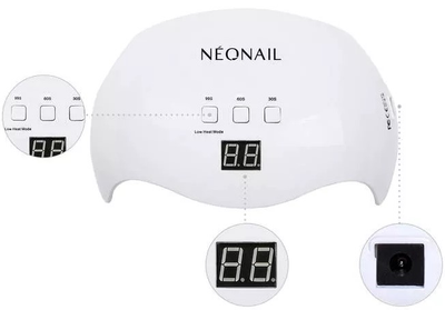 Lampa do paznokci NeoNail Lampa LED 18W/36 LCD Biala (5903274038838)