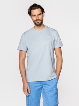 Koszulka męska bawełniana Lee Cooper OBUTCH-875 M Szaro-niebieska (5904347395216)