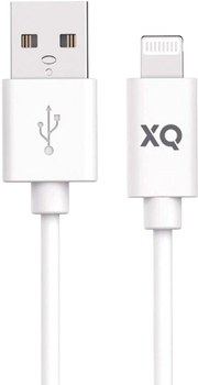 Kabel Xqisit NP USB Type-A - Lightning 1 m White (4029948221984)