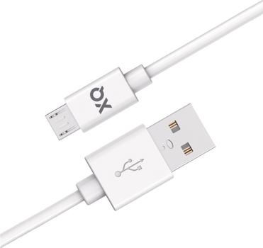 Кабель Xqisit NP USB Type-A - micro USB 1 м White (4029948221830)