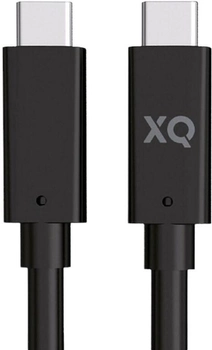 Kabel Xqisit NP E-Mark USB Type-C - USB Type-C 1.5 m Black (4029948221472)
