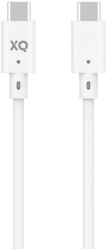 Кабель Xqisit NP E-Mark USB Type-C - USB Type-C 1.5 м White (4029948221427)
