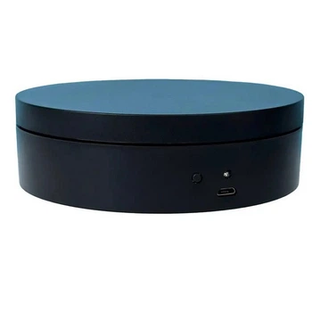 Поворотный стол для предметной съемки 12 см Mini Electric Turntable Black ТМ