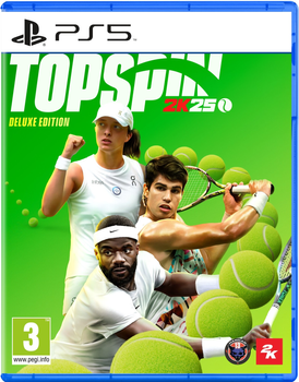Гра PS5 Top Spin 2K25 Deluxe Edition (Blu-ray) (5026555437684)