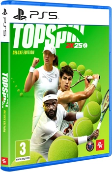 Гра PS5 Top Spin 2K25 Deluxe Edition (Blu-ray) (5026555437684)