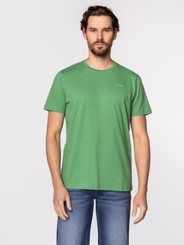 Koszulka męska bawełniana Lee Cooper OBUTCH-875 S Zielona (5904347394967)