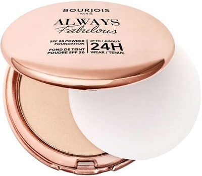 Пудра для обличчя Bourjois Always Fabulous SPF 20 125 Ivory мінеральна матуюча 7 г (3616305133052)