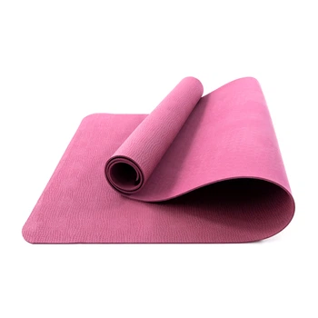 Коврик для йоги и фитнеса EVA (йога мат, каремат спортивный) 120х60 см OSPORT Yoga Pro Mini 3мм (OF-0243) Бордовый