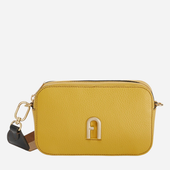 Torebka crossbody damska skórzana Furla Primula Zółta (8050597394664)