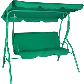 Качель с накрытием 3-местная Funfit Relax 180 см Green, 180