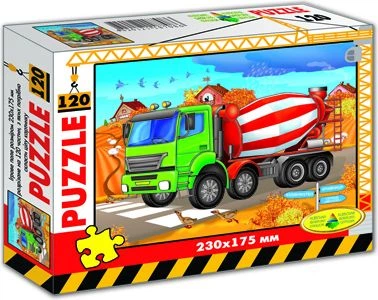 Пазл Киевская фабрика игрушек Бетономешалка 120 элементов