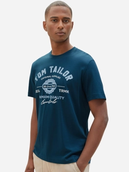 Koszulka męska Tom Tailor L1037735209 2XL Zielona (4067261555034)