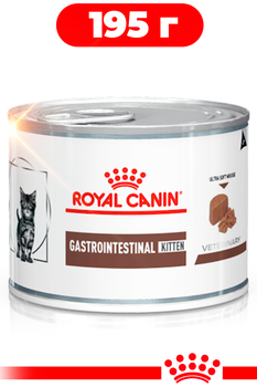 Вологий корм Royal Canin Gastrointestinal Kitten спеціальний для котів при розладах травлення (паштет) 195г
