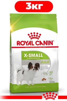 Сухой корм для собак Royal Canin Xsmall Adult для пород миниатюрных размеров 3кг
