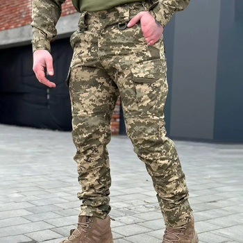 Легкі Чоловічі Штани з посиленими колінами піксель розмір 2XL