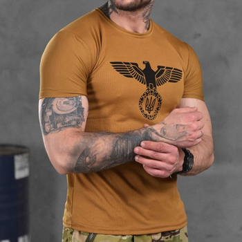 Чоловіча футболка потовідвідна Eagle Coolmax койот розмір XL