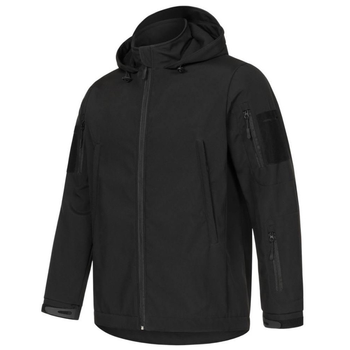 Чоловіча куртка з капюшоном G4 Softshell чорна розмір XL