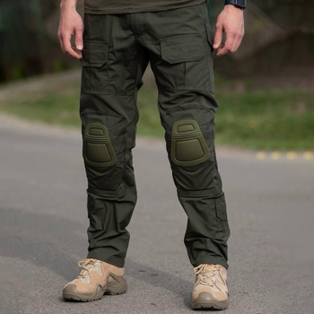 Чоловічі штани з наколінниками G3 R&M ріп-стоп олива розмір S