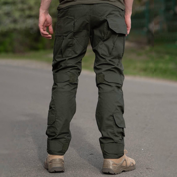 Чоловічі штани з наколінниками G2 R&M ріп-стоп олива розмір S
