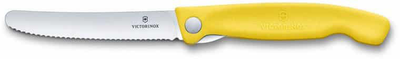 Nóż składany Victorinox do warzyw i owocow zolty 11 cm (6.7836.F8B)