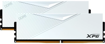 Оперативна пам'ять Adata DDR5-5200 32768 МБ PC5-41600 (Kit of 2x16384) XPG White (AX5U5200C3816G-DCLAWH)