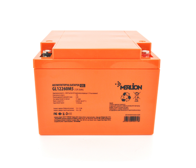 Аккумулятор AGM 12V 26Ah MERLION GL12260M5 (10571)